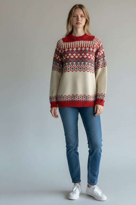 SWEATER JACKARD LANA