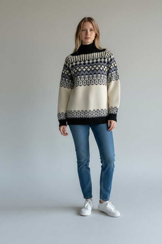 SWEATER JACKARD LANA