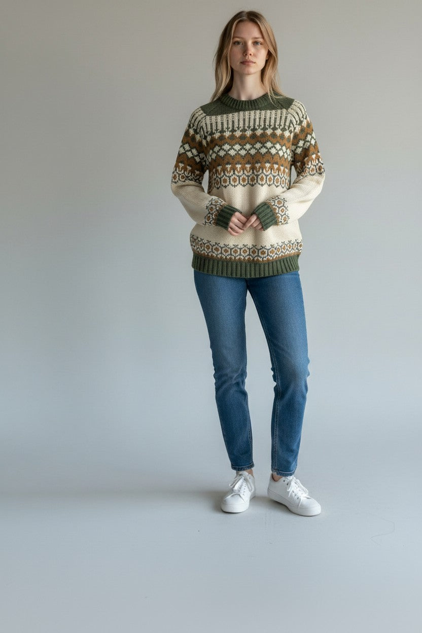 SWEATER JACKARD LANA