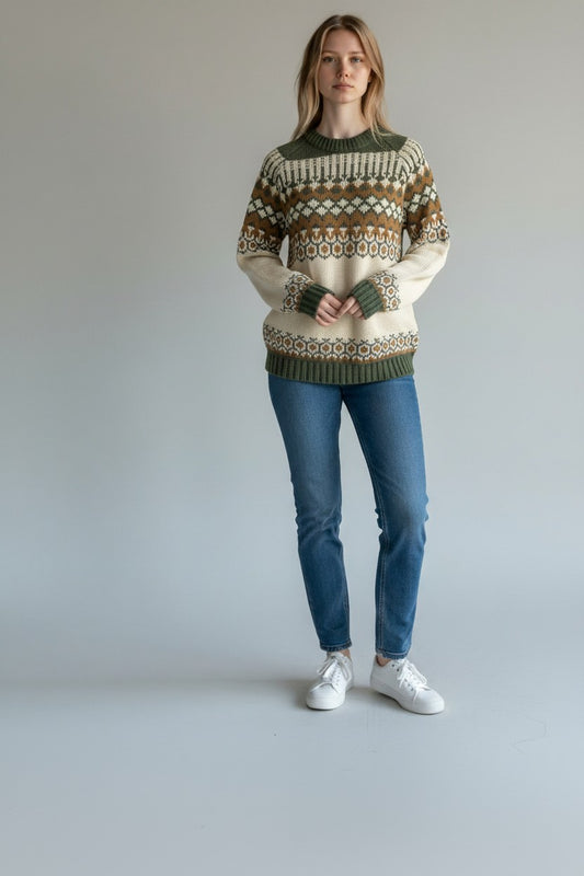 SWEATER JACKARD LANA