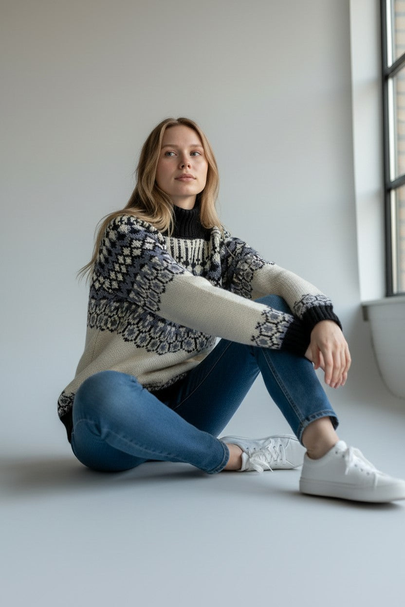 SWEATER JACKARD LANA