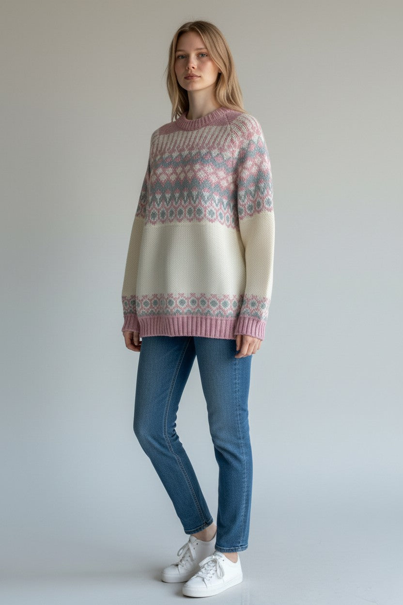 SWEATER JACKARD LANA