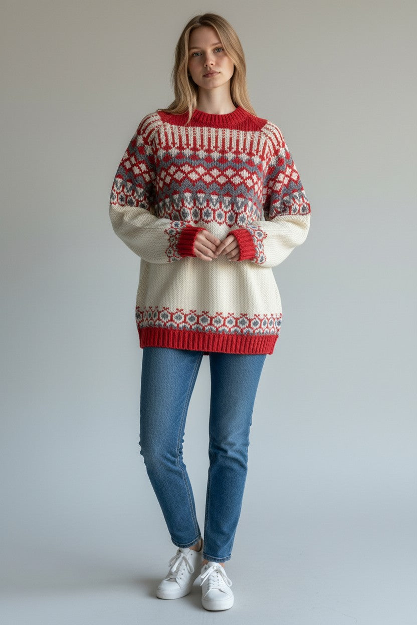 SWEATER JACKARD LANA