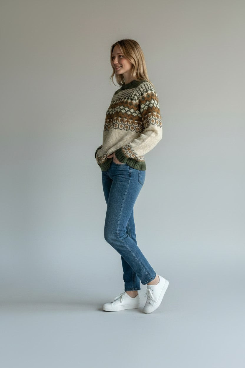SWEATER JACKARD LANA