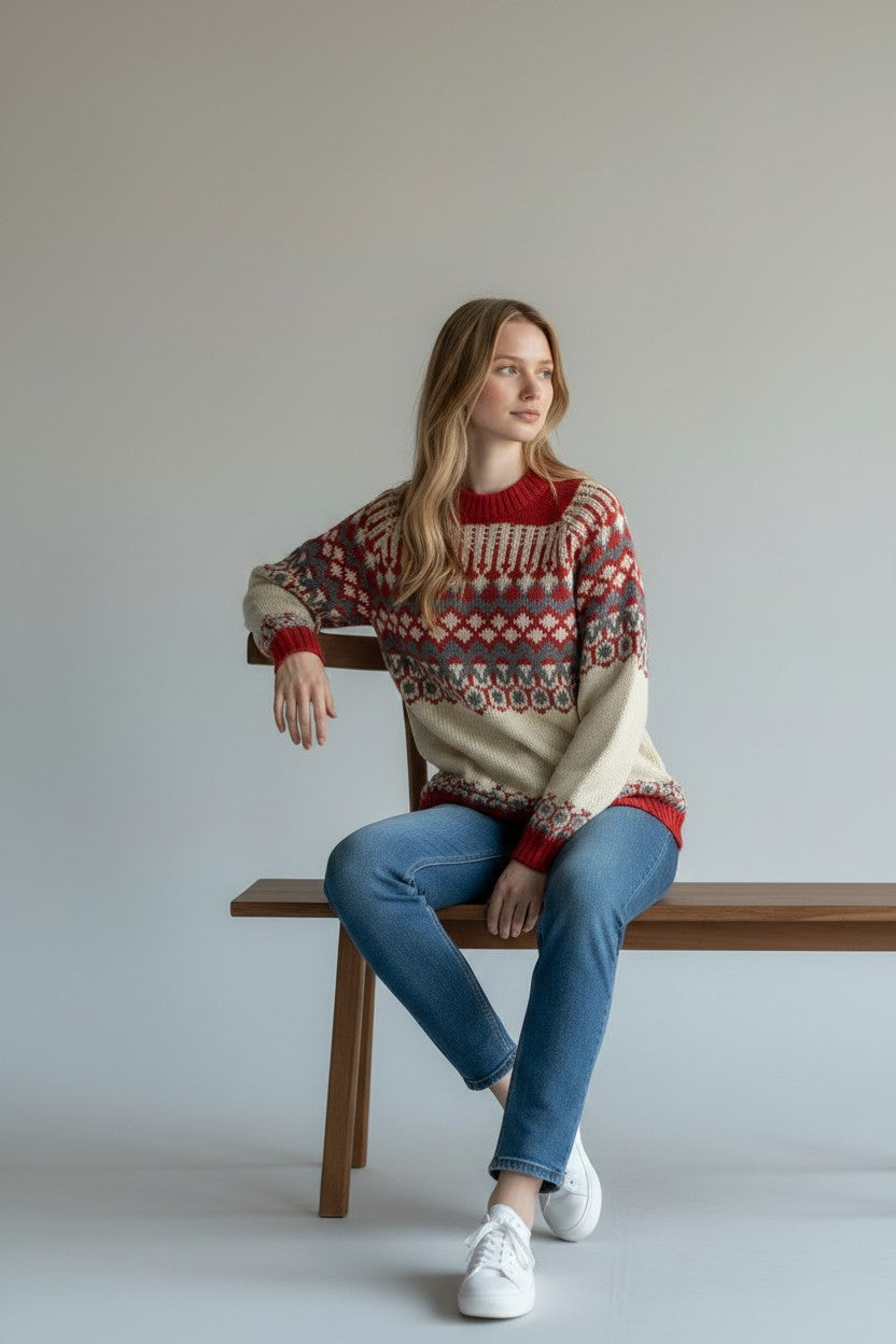 SWEATER JACKARD LANA